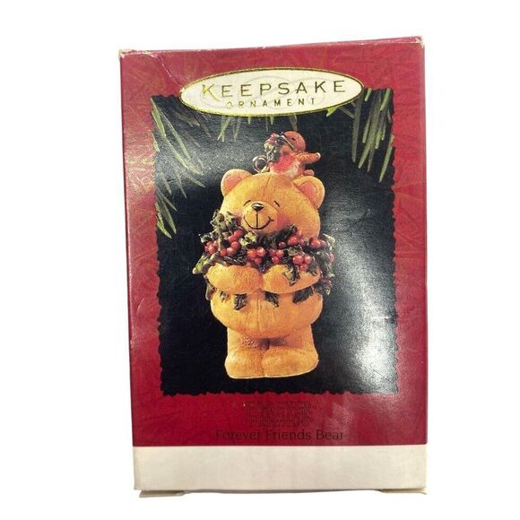Forever Friends Bear Vintage  Hallmark Keepsake Ornament - Picture 1 of 6